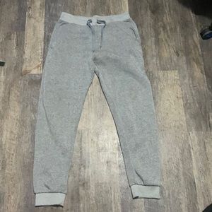 Gray comfortable sweats